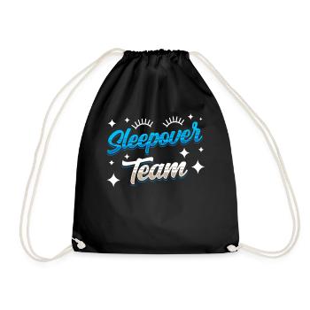 Nuit en équipe Party Nuitée - Sac de sport léger - noir - Devant
