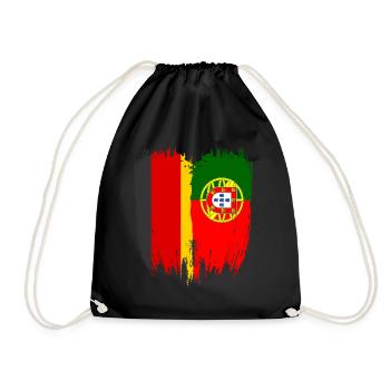 Allemagne Drapeau Portugal - Sac de sport léger - noir - Devant