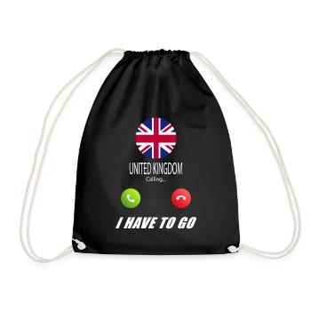 Le Royaume-Uni appelle les drapeaux lusiger en disant - Sac de sport léger - noir - Devant