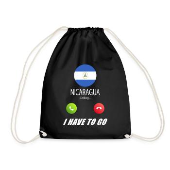 Le Nicaragua qualifie de slogan les drapeaux lusiger - Sac de sport léger - noir - Devant