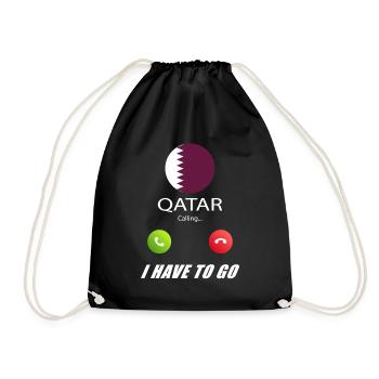 Le Qatar qualifie de slogan les drapeaux lusiger - Sac de sport léger - noir - Devant
