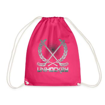 Unihockey - Turnbeutel - Fuchsia - Vorne