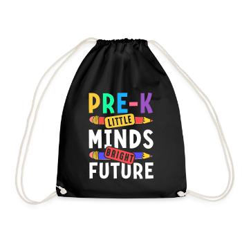 Enfants d’âge préscolaire Retour à l’école Little Minds Bright - Sac de sport léger - noir - Devant