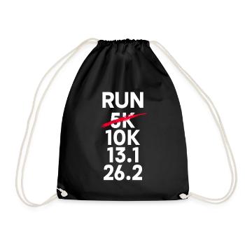 Run 5K - Entraînement à la course Jogging - Sac de sport léger - noir - Devant