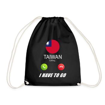 Taïwan appelle les drapeaux lusiger en disant - Sac de sport léger - noir - Devant