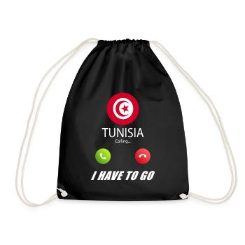 La Tunisie qualifie de slogan les drapeaux lusiger - Sac de sport léger - noir - Devant