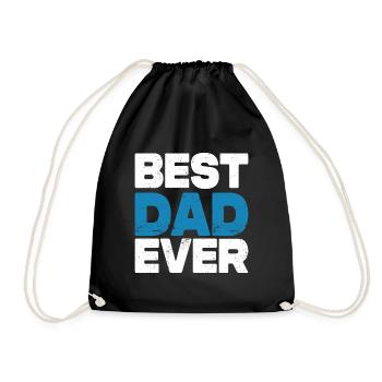 Meilleur papa de tous les temps - Sac de sport léger - noir - Devant