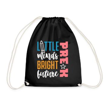 Enfants d’âge préscolaire Retour à l’école Little Minds Bright - Sac de sport léger - noir - Devant