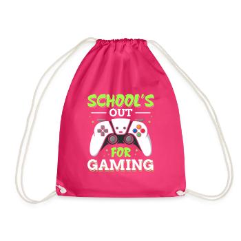 Les écoles sortent pour le joueur joueur Dernier jour d’école - Sac de sport léger - fuchsia - Devant