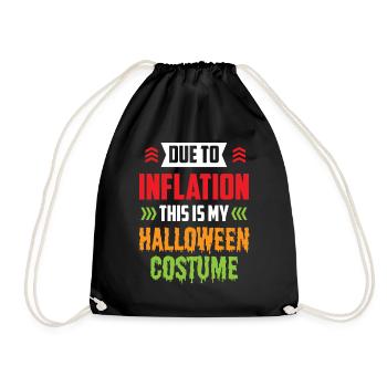 En raison de l’inflation, mon costume d’Halloween - Sac de sport léger - noir - Devant
