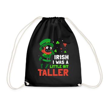 J’aimerais être un peu plus grand - Sac de sport léger - noir - Devant