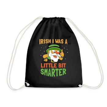 Iirish J’étais un peu plus intelligent Irlande irlandaise - Sac de sport léger - noir - Devant