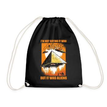 Je ne dis pas qu’ils étaient des extraterrestres, mais c’était - Sac de sport léger - noir - Devant