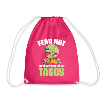 Peur pas drôle Alien Alien WordPlay - Sac de sport léger - fuchsia - Devant