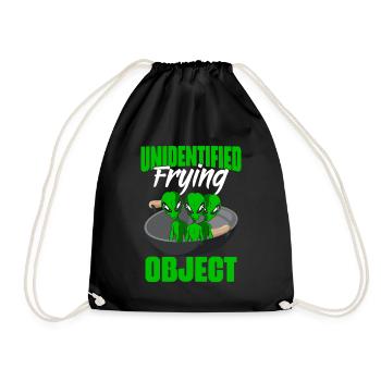Unknown funny Alien Life puns for a - Drawstring Bag - black - Front