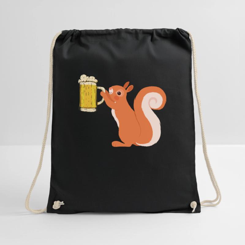 Eichhörnchen, lustiges Eichhörnchen, Eichhörnchen Turnbeutel