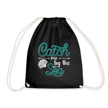 Apnéiste Apnée Plongée Cadeau d’apnée - Sac de sport léger - noir - Devant