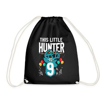 Buck Deer Chasse Hunter Kid - Sac de sport léger - noir - Devant