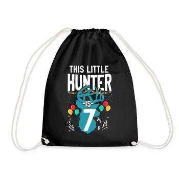 Buck Deer Chasse Hunter Kid - Sac de sport léger - noir - Devant