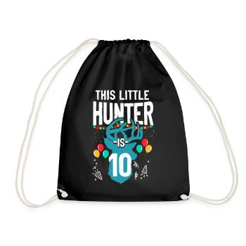 Buck Deer Chasse Hunter Kid - Sac de sport léger - noir - Devant