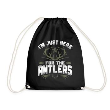 Buck Deer Hunting Hunter Vintage - Sac de sport léger - noir - Devant