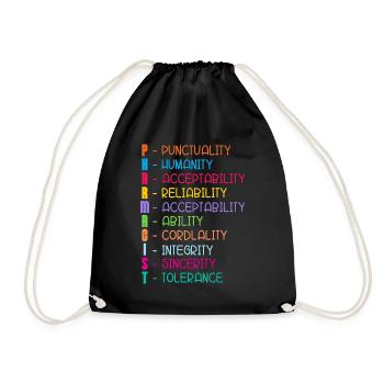 Pharmacy Pharmacy Technician Technician Gift - Drawstring Bag - black - Front