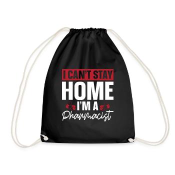 Pharmacy Pharmacy Technician Technician Gift - Drawstring Bag - black - Front