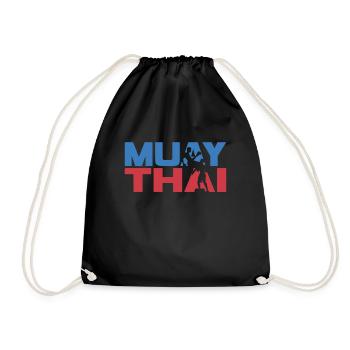 Muay Thai Arts Martiaux Arts Martiaux Combattant - Sac de sport léger - noir - Devant