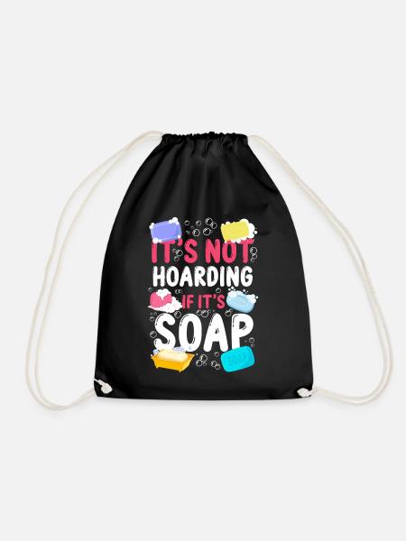 Soap Making Crafting It's Not - Turnbeutel - Schwarz