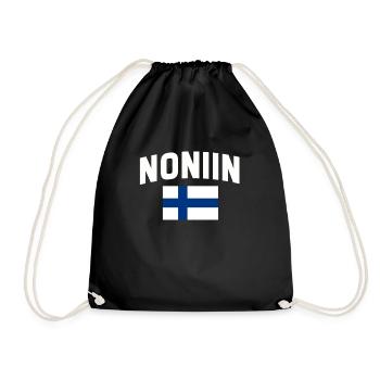 Finlande Gift Scandinavia Finlande Suomi Finne - Sac de sport léger - noir - Devant