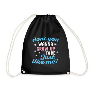 Transgenre Tshirt Transsexual Pride - Sac de sport léger - noir - Devant