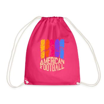 Quarterback couleur de football américain - Sac de sport léger - fuchsia - Devant