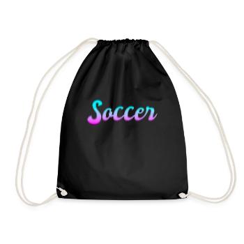Soccer soccer - Sac de sport léger - noir - Devant