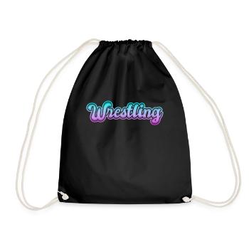 Wrestling - Turnbeutel - Schwarz - Vorne