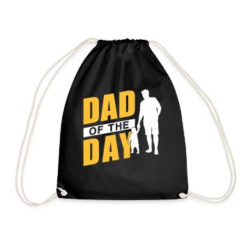 Père de la journée Fête des Pères Papa Dictons - Sac de sport léger - noir - Devant
