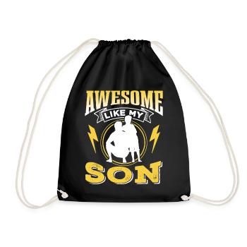 Fantastique Comment mon fils papa papa père dit - Sac de sport léger - noir - Devant