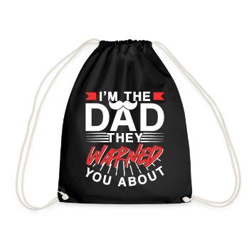 Je suis le Père dont ils vous ont mis en garde - Sac de sport léger - noir - Devant
