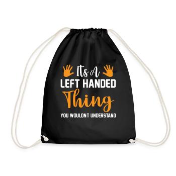 Lefty - Lefties In Great Demand But Limited Supply - Drawstring Bag - black - Front