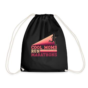 Cool Mothers Run Marathon Femmes Marathon - Sac de sport léger - noir - Devant
