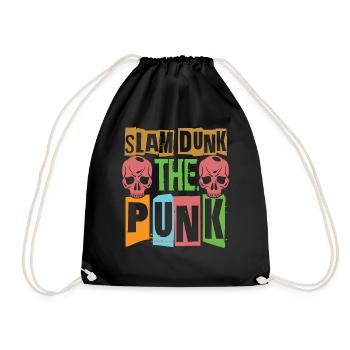 Slam Dunk The Punk - Gothique - Concert - Grunge - Sac de sport léger - noir - Devant