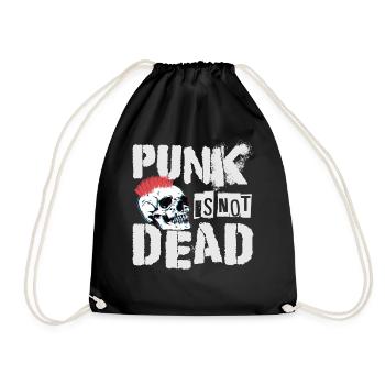 Punk Is Not Dead - Logo Star - Grunge Gothique - Con - Sac de sport léger - noir - Devant
