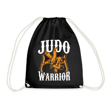 Judo Guerrier Arts Martiaux Judoka Arts Martiaux Hobby - Sac de sport léger - noir - Devant