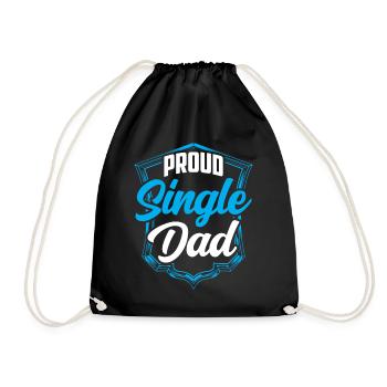 Fier parent seul parent seul parent seul parent - Sac de sport léger - noir - Devant