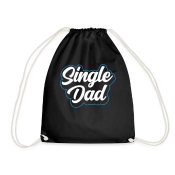 Père célibataire Papa monoparental Papa - Sac de sport léger - noir - Devant