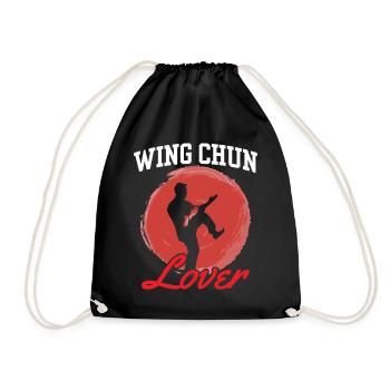 Wing Chun Lover Martial Arts Trainer Martial Arts - Drawstring Bag - black - Front