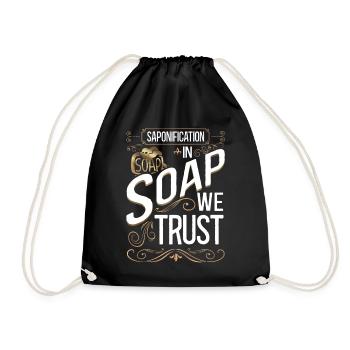 Fabrication de savon - Sac de sport léger - noir - Devant