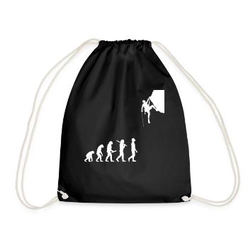 Climbing Mountaineering Bouldering Mountaineers Outdoor - Drawstring Bag - black - Front