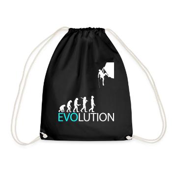 Climbing Mountaineering Bouldering Mountaineers Outdoor - Drawstring Bag - black - Front