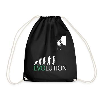 Climbing Mountaineering Bouldering Mountaineers Outdoor - Drawstring Bag - black - Front