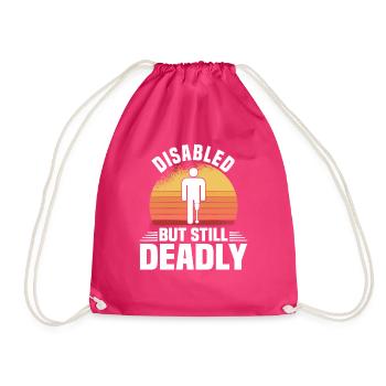 Fauteuil roulant amputé pour prothèses invalides - Sac de sport léger - fuchsia - Devant